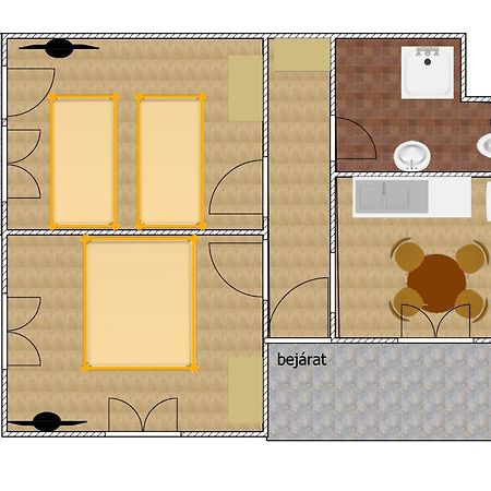 מישקולץ Katalin Apartmanhaz מראה חיצוני תמונה